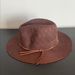 Brown Woven Hat